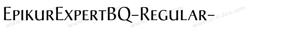 EpikurExpertBQ-Regular字体转换