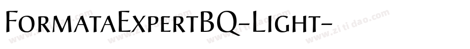 FormataExpertBQ-Light字体转换