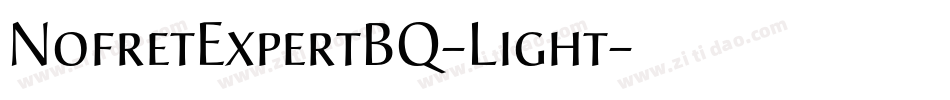 NofretExpertBQ-Light字体转换