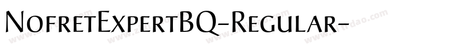 NofretExpertBQ-Regular字体转换