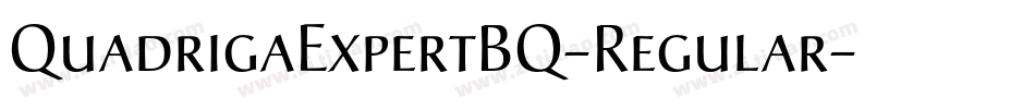 QuadrigaExpertBQ-Regular字体转换