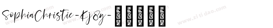 SophiaChristie-Kj8y字体转换