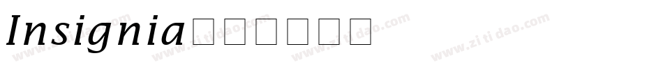 Insignia字体转换