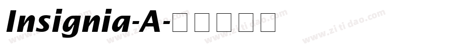 Insignia-A字体转换