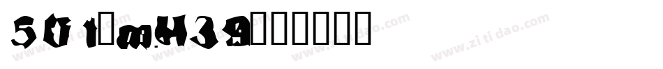 501-mM39字体转换