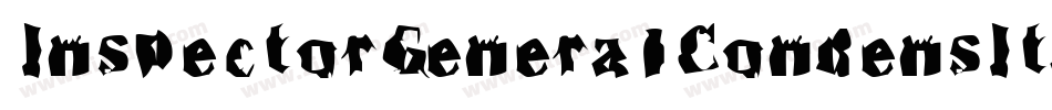 InspectorGeneralCondensItal-qZ280字体转换