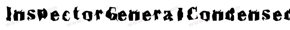 InspectorGeneralCondensed-ALR6m字体转换