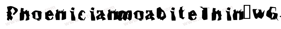 PhoenicianmoabiteThin-wG39字体转换