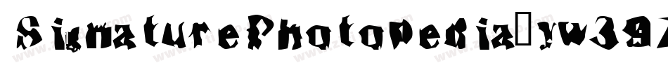 SignaturePhotopedia-yw39Z字体转换