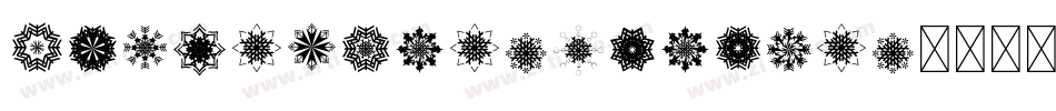 Christmas-Flakes字体转换