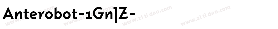 Anterobot-1GnJZ字体转换