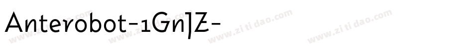 Anterobot-1GnJZ字体转换