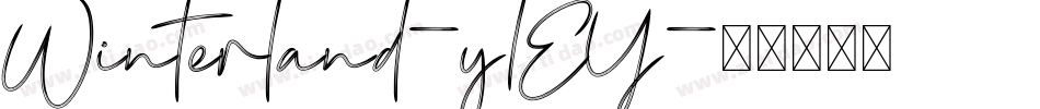 Winterland-y1EY字体转换