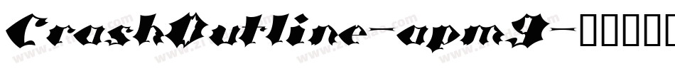 CrashOutline-apm9字体转换