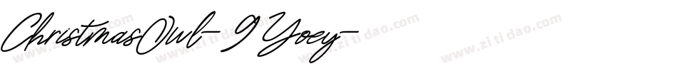 ChristmasOwl-9Yoey字体转换