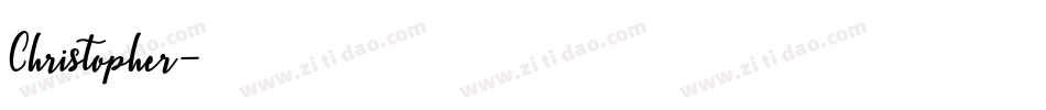 Christopher字体转换
