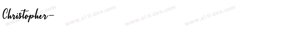 Christopher字体转换