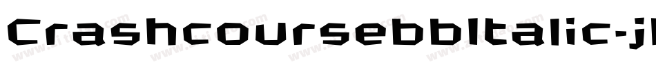 CrashcoursebbItalic-jLDR字体转换