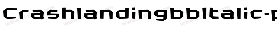 CrashlandingbbItalic-p9dK字体转换