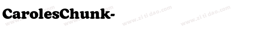 CarolesChunk字体转换