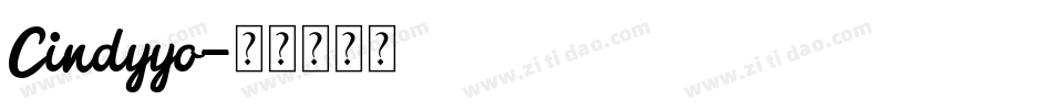 Cindyyo字体转换