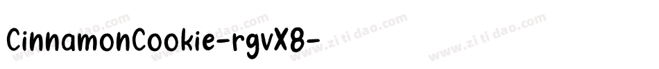 CinnamonCookie-rgvX8字体转换