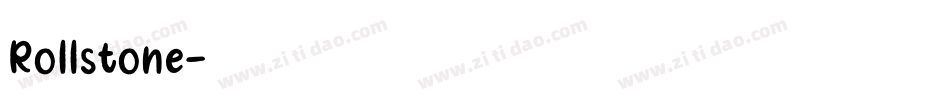 Rollstone字体转换
