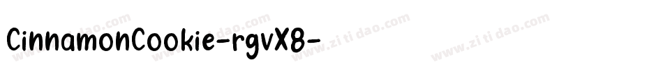 CinnamonCookie-rgvX8字体转换