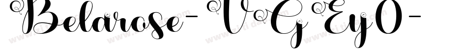 Belarose-VGEy0字体转换