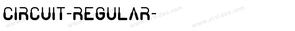 Circuit-Regular字体转换