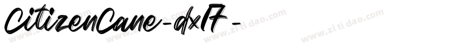 CitizenCane-dx17字体转换