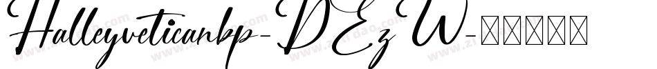 Halleyveticanbp-DEzW字体转换