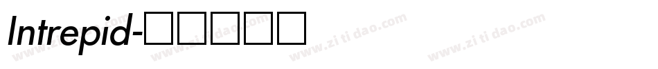 Intrepid字体转换