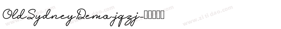 OldSydneyDemo-jqzj字体转换