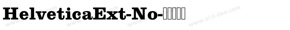 HelveticaExt-No字体转换