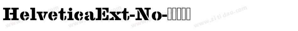 HelveticaExt-No字体转换