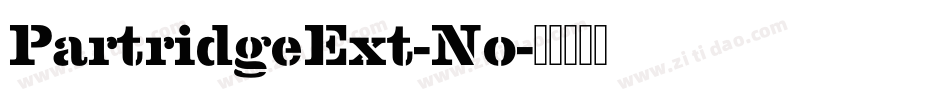 PartridgeExt-No字体转换