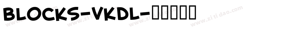 Blocks-vKdL字体转换