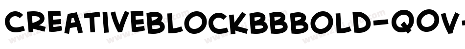 CreativeblockBbBold-qOV字体转换