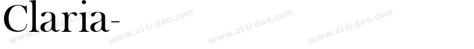 Claria字体转换
