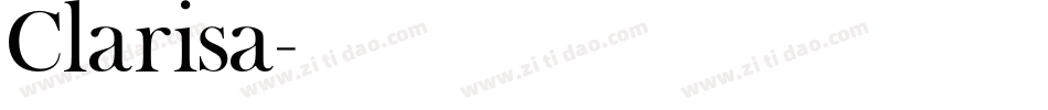 Clarisa字体转换