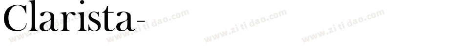 Clarista字体转换