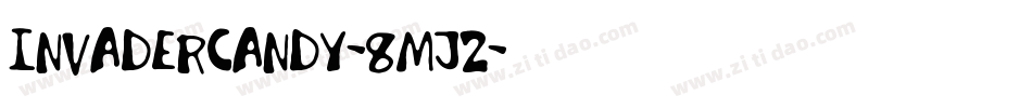 InvaderCandy-8Mj2字体转换