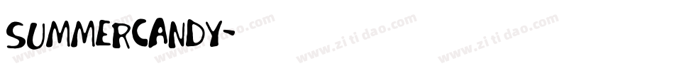 SummerCandy字体转换