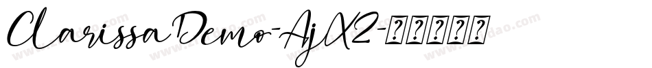 ClarissaDemo-AjX2字体转换