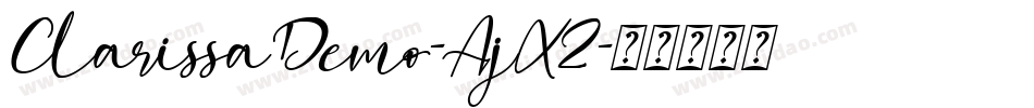ClarissaDemo-AjX2字体转换