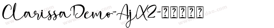 ClarissaDemo-AjX2字体转换
