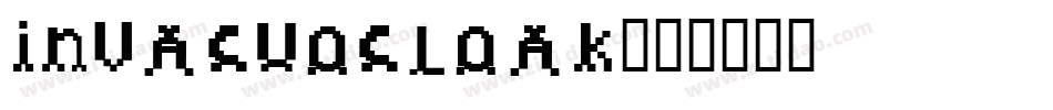 InvacuoCloak字体转换