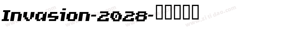 Invasion-2028字体转换