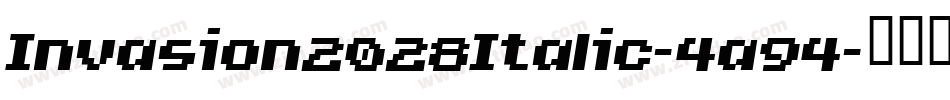 Invasion2028Italic-4a94字体转换